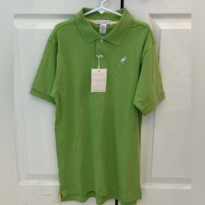NWT The Beaufort Bonnet Company Green Polo Shirt size 10